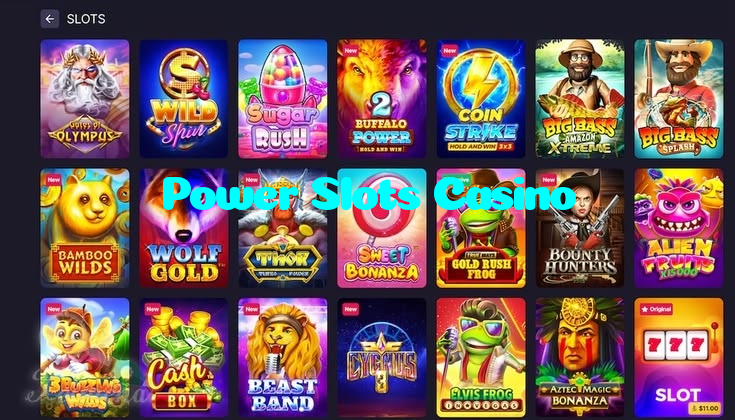 Power Slots Casino casino presented on mobile device in Pakistan with slots and live games